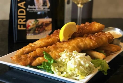 Friday Dinner Special Fish and Chips at Lindsay Ontario Restaurant