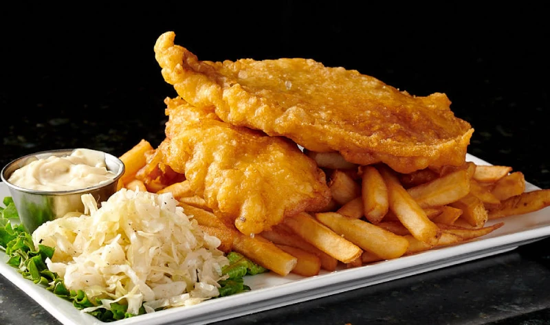 Golden Battered Fish & Chips