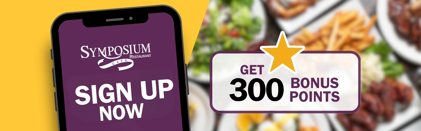 Symposium Cafe Restaurants - Sign up now! Get bonus points